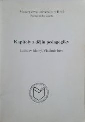 kniha Kapitoly z dějin pedagogiky, Vydavatelství Masarykovy univerzity 1996