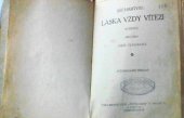 kniha Láska vždy vítězí román, Popularia, J. Rokyta 1927
