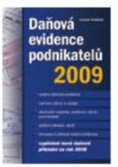 kniha Daňová evidence podnikatelů 2009, Grada 2009