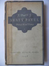 kniha Svatý Pavel, Ladislav Kuncíř 1928