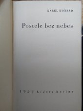 kniha Postele bez nebes, Lidové noviny 1939