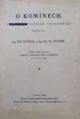 kniha O komínech, Státní tepelně-technický ústav 1929