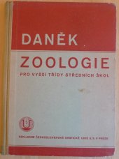 kniha Zoologie pro vyšší třídy středních škol, Česká grafická Unie 1933