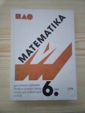 kniha Matematika  pro SOŠ a studijní obory SOU , SPN 1987