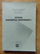 kniha Statika stavebních konstrukcí I., VUT 1996