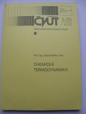 kniha Chemická termodynamika, ČVUT 2003