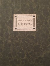 kniha Kleopatra, s.n. 1928