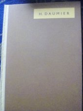kniha Honoré Daumier [výbor obrazů, Melantrich 1936