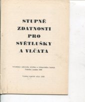 kniha Stupně zdatnosti pro světlušky a vlčata, Junácká edice 1990