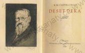 kniha Deset deka [Novela], Družstevní práce 1927