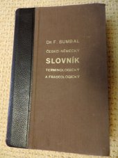 kniha Česko-německý slovník terminologický a fraseologický, Státní tiskárna 1936