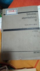 kniha Silniční stavitelství II Stavba silnic a dálnic , Praha 1969