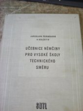 kniha Učebnice němčiny pro vysoké školy technického směru Vysokošk. učebnice, SNTL 1961