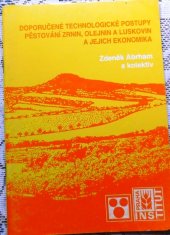 kniha Doporučené technologické postupy pěstování zrnin, olejnin a luskovin a jejich ekonomika, Institut výchovy a vzdělávání Ministerstva zemědělství ČR 1998