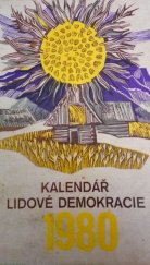 kniha Kalendář Lidové demokracie 1980, Vyšehrad 1979