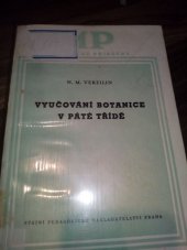 kniha Vyučování botanice v páté třídě, SPN 1955