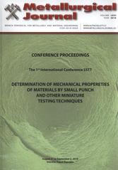 kniha Determination of Mechanical Properties of Materials by Small Punch and Other Miniature Testing Techniques conference proceedings : the 1st International Conference SSTT : August 31 to September 2, 2010 : Ostrava, Czech Republic, Ocelot 2010