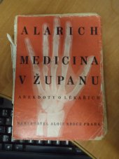 kniha Medicina v županu, Alois Srdce 1931