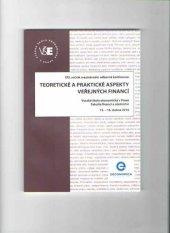 kniha Teoretické a praktické aspekty veřejných financí, Oeconomica 2016