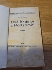 kniha Dvě krásky z Podzámčí, Globus 1936