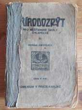 kniha Přírodozpyt pro školy měšťanské III., Komenium 1922