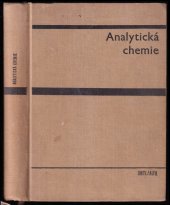 kniha Analytická chemie Vysokošk. učebnice, SNTL 1968