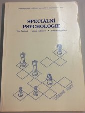 kniha Speciální psychologie, Institut pro další vzdělávání pracovníků ve zdravotnictví 1997