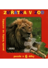 kniha Zvířátka v ZOO puzzle s 6 dílky, Rebo 2007