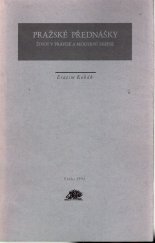 kniha Pražské přednášky život v pravdě a moderní skepse, Ježek 1994