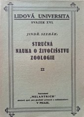 kniha Stručná nauka o živočišstvu I. díl zoologie., Melantrich 1926