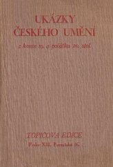 kniha Ukázky českého umění z konce 19. a počátku 20. století, Topičova edice 