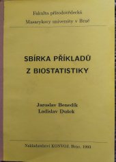 kniha Sbírka příkladů z biostatistiky, Konvoj 1993