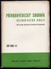 kniha Přírodovědecký sborník Ostravského kraje, rok 1953, Slezský studijní úst. 1953