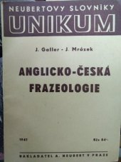 kniha Anglicko-česká frazeologie, Alois Neubert 1947