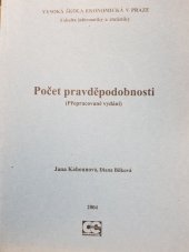 kniha Počet pravděpodobnosti, Oeconomica 2004