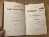 kniha Z potulek francouzským krajem črty a drobné studie z cest, František Bačkovský 1893