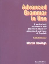 kniha Advanced Grammar in Use A self-study reference and practice book for advanced learners of English, Cambridge University Press 1999