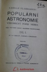kniha Populární astronomie I. Všeobecný popis nebes., Hejda a Tuček 1911