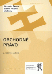 kniha Obchodné právo, Aleš Čeněk 2012