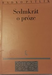 kniha Sedmkrát o próze, Československý spisovatel 1978