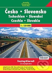 kniha Česká republika 1:150 000 Slovenská republika 1:150 000 : autoatlas, rejstřík obcí s PSČ, síť WGS. plány velkých měst, seznam hraničních přechodů, Freytag & Berndt 2005