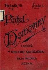 kniha Doktor Matějíček, Přítel domoviny 1891