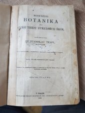 kniha Rosického Botanika pro vyšší třídy středních škol, Česká grafická Unie 1915