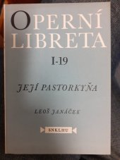 kniha Její pastorkyňa, SNKLHU  1959