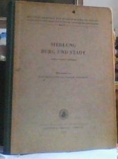 kniha Siedlung Burg und Stadt Studien zu ihren Anfangen, Akademie-Verlag 1969