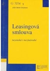 kniha Leasingová smlouva tuzemská i mezinárodní, Linde 2003