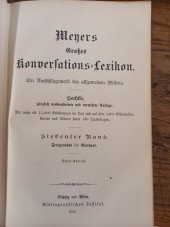 kniha Meyers Konversations-Lexikon, Verlag Bibliographisches Institut 1905