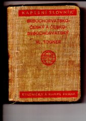 kniha Kapesní slovník srbochorvatsko-český a česko-srbochorvatský, Kvasnička a Hampl 1939