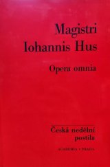 kniha Česká nedělní postila vyloženie svatých čtení nedělních, Academia 1992