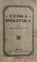 kniha Česká politika, s.n. 1917